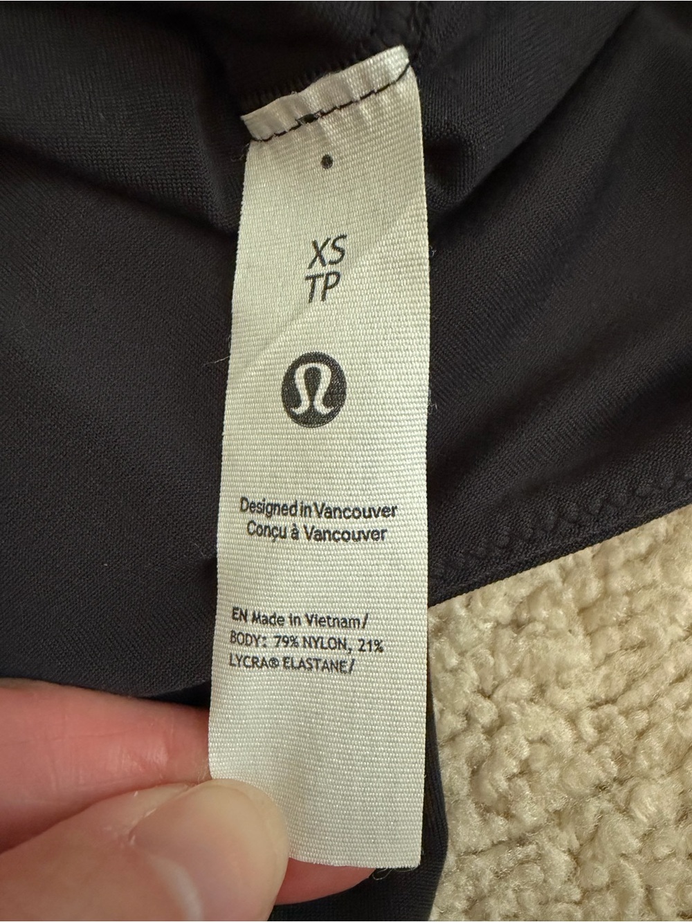 lululemon Nulu Square-Neck Long-Sleeve Bodysuit Women's Size XS Black - Picture 6 of 9